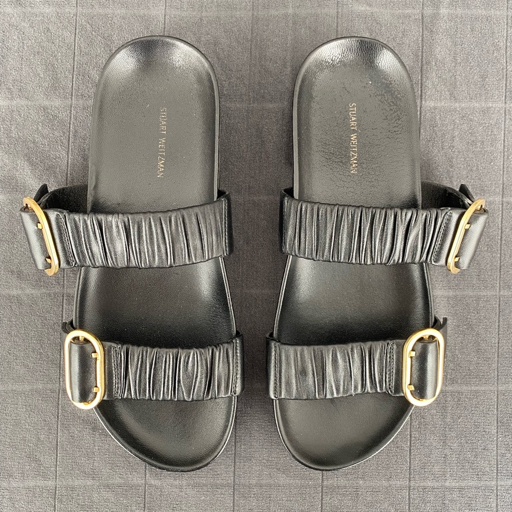 Stuart Weitzman Two Buckle Sandal